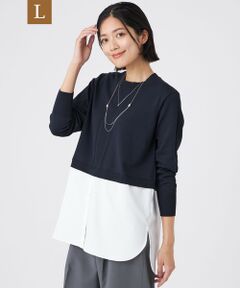 TRANS WORK (大きいサイズ) / トランスワーク (オオキイサイズ) その他トップス | 【L】【ウォッシャブル】TEXBRIDプルオーバー