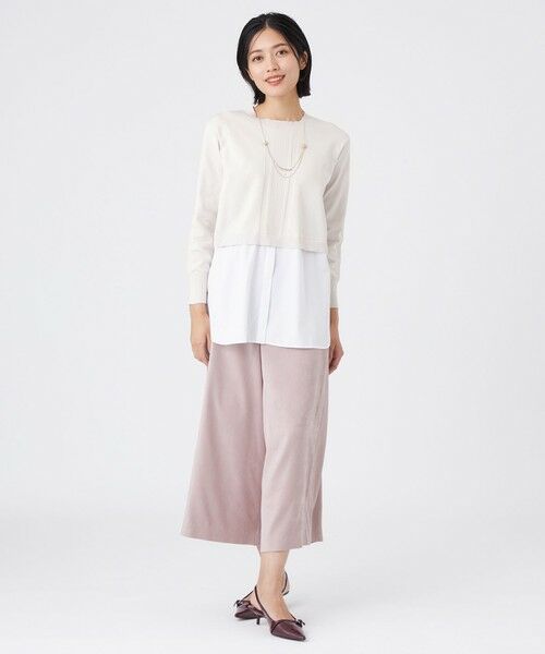 TRANS WORK (大きいサイズ) / トランスワーク (オオキイサイズ) その他トップス | 【L】【ウォッシャブル】TEXBRIDプルオーバー | 詳細1