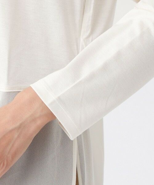 TRANS WORK (大きいサイズ) / トランスワーク (オオキイサイズ) その他トップス | 【L】【ウォッシャブル】セルローススムースカットソー | 詳細7