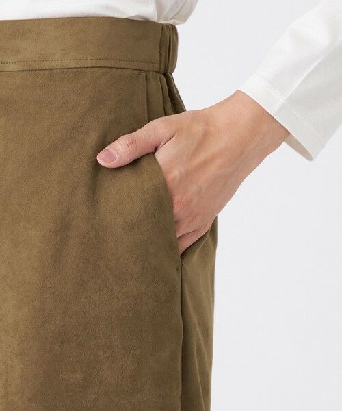 TRANS WORK (大きいサイズ) / トランスワーク (オオキイサイズ) その他パンツ | 【L】【ウォッシャブル】ストレッチスエードパンツ | 詳細10