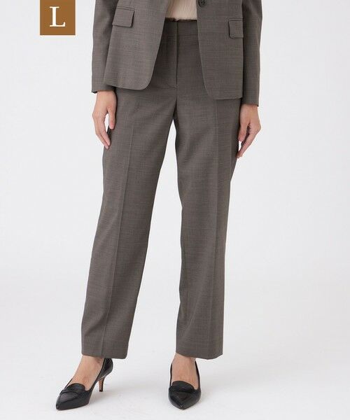 TRANS WORK (大きいサイズ)/トランスワーク (オオキイサイズ) 【L】【美シリーズ】パワーストレッチパンツ ブラウン6 46 TRANS WORK (大きいサイズ)/トランスワーク (オオキイサイズ) 【L】【美シリーズ】パワーストレッチパンツ ブラウン6 46