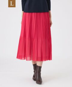 TRANS WORK (大きいサイズ) / トランスワーク (オオキイサイズ) ロング・マキシ丈スカート | 【L】【ウォッシャブル】シアートリコットスカート