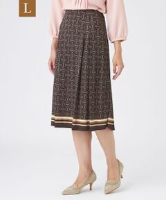 TRANS WORK (大きいサイズ) / トランスワーク (オオキイサイズ) ロング・マキシ丈スカート | 【L】【吸水速乾・UV・接触冷感・ウォッシャブル】ビットエアファインスカート