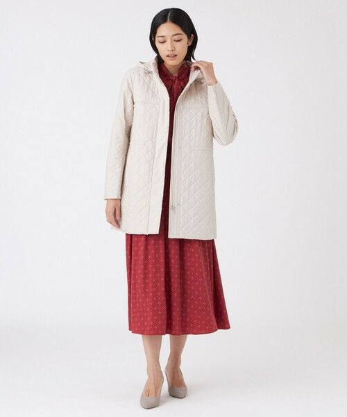 TRANS WORK (大きいサイズ) / トランスワーク (オオキイサイズ) その他アウター | 【L】【吸湿発熱・消臭】キルティングタフタコート | 詳細3