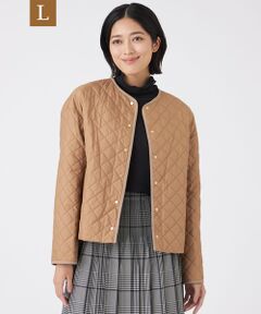 TRANS WORK (大きいサイズ) / トランスワーク (オオキイサイズ) その他アウター | 【L】【吸湿発熱・消臭】キルティングタフタコート