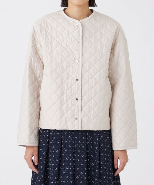 TRANS WORK (大きいサイズ) / トランスワーク (オオキイサイズ) その他アウター | 【L】【吸湿発熱・消臭】キルティングタフタコート | 詳細4