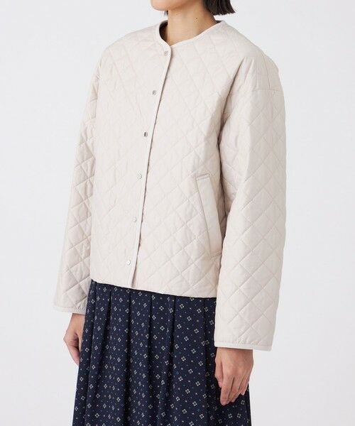 TRANS WORK (大きいサイズ) / トランスワーク (オオキイサイズ) その他アウター | 【L】【吸湿発熱・消臭】キルティングタフタコート | 詳細5