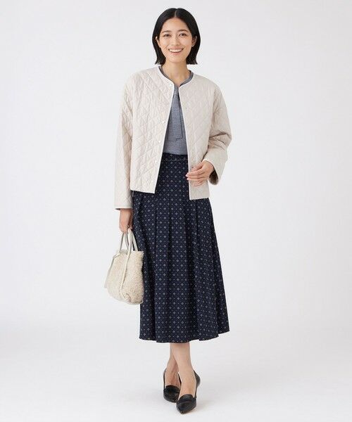 TRANS WORK (大きいサイズ) / トランスワーク (オオキイサイズ) その他アウター | 【L】【吸湿発熱・消臭】キルティングタフタコート | 詳細2