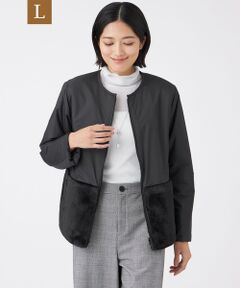 TRANS WORK (大きいサイズ) / トランスワーク (オオキイサイズ) その他アウター | 【L】シンセティックファーコート