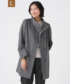 TRANS WORK (大きいサイズ) / トランスワーク (オオキイサイズ) その他アウター | 【L】カシミヤ混メルトンウールコート