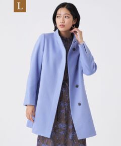 TRANS WORK (大きいサイズ) / トランスワーク (オオキイサイズ) その他アウター | 【L】カシミヤ混メルトンウールコート