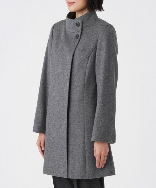 TRANS WORK (大きいサイズ) / トランスワーク (オオキイサイズ) その他アウター | 【L】カシミヤ混メルトンウールコート | 詳細6