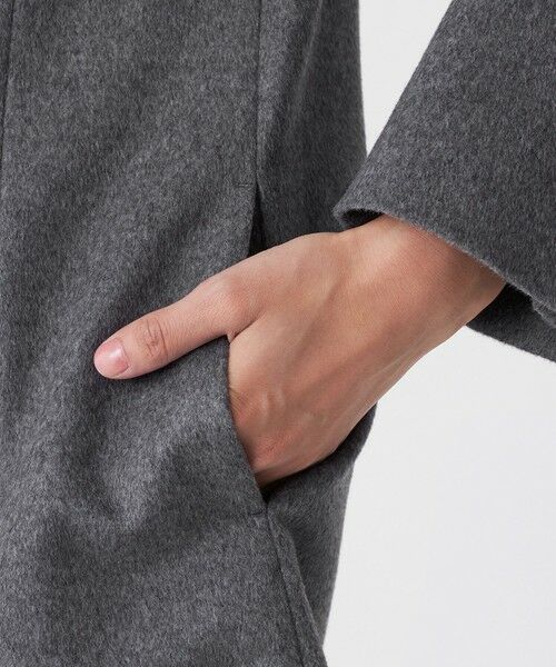 TRANS WORK (大きいサイズ) / トランスワーク (オオキイサイズ) その他アウター | 【L】カシミヤ混メルトンウールコート | 詳細8