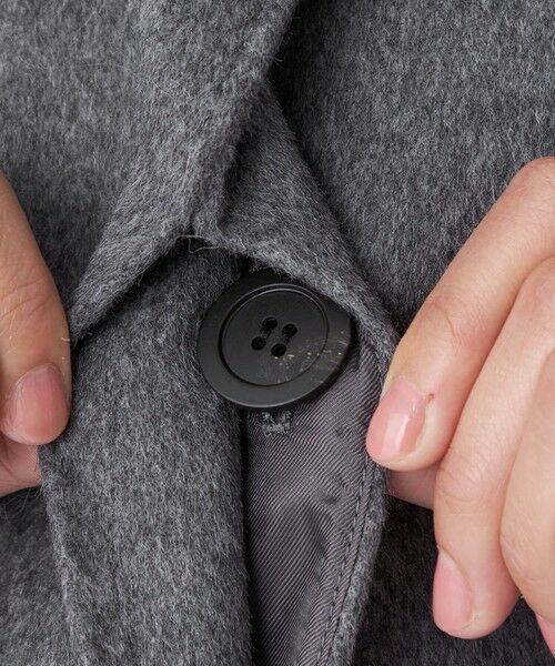 TRANS WORK (大きいサイズ) / トランスワーク (オオキイサイズ) その他アウター | 【L】カシミヤ混メルトンウールコート | 詳細11