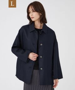 TRANS WORK (大きいサイズ) / トランスワーク (オオキイサイズ) その他アウター | 【L】梳毛リバーコート