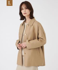 TRANS WORK (大きいサイズ) / トランスワーク (オオキイサイズ) その他アウター | 【L】梳毛リバーコート