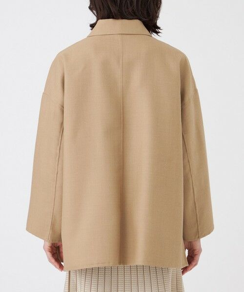 TRANS WORK (大きいサイズ) / トランスワーク (オオキイサイズ) その他アウター | 【L】梳毛リバーコート | 詳細6