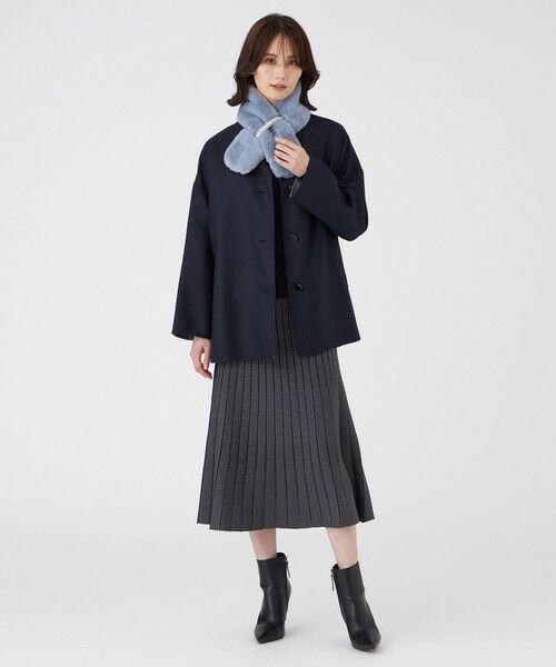 TRANS WORK (大きいサイズ) / トランスワーク (オオキイサイズ) その他アウター | 【L】梳毛リバーコート | 詳細2