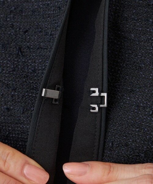 TRANS WORK (大きいサイズ) / トランスワーク (オオキイサイズ) テーラードジャケット | 【L】【ウォッシャブル】ペーパーヤーンファンシージャケット | 詳細8