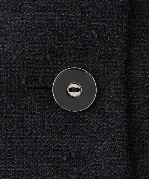 TRANS WORK (大きいサイズ) / トランスワーク (オオキイサイズ) テーラードジャケット | 【L】【ウォッシャブル】ペーパーヤーンファンシージレ | 詳細9