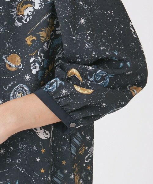 TRANS WORK (大きいサイズ) / トランスワーク (オオキイサイズ) その他トップス | 【L】【ウォッシャブル】コスモ柄プリントブラウス | 詳細6