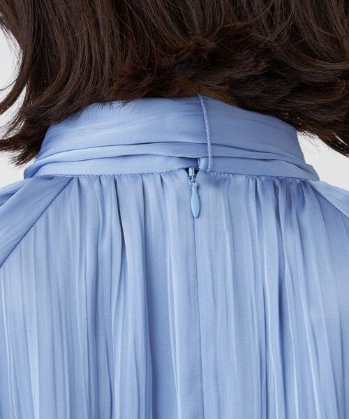 TRANS WORK (大きいサイズ) / トランスワーク (オオキイサイズ) その他トップス | 【L】【ウォッシャブル】プリーツサテンブラウス | 詳細10