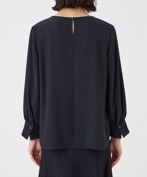 TRANS WORK (大きいサイズ) / トランスワーク (オオキイサイズ) その他トップス | 【L】【ウォッシャブル】プライムジョーゼットブラウス | 詳細5