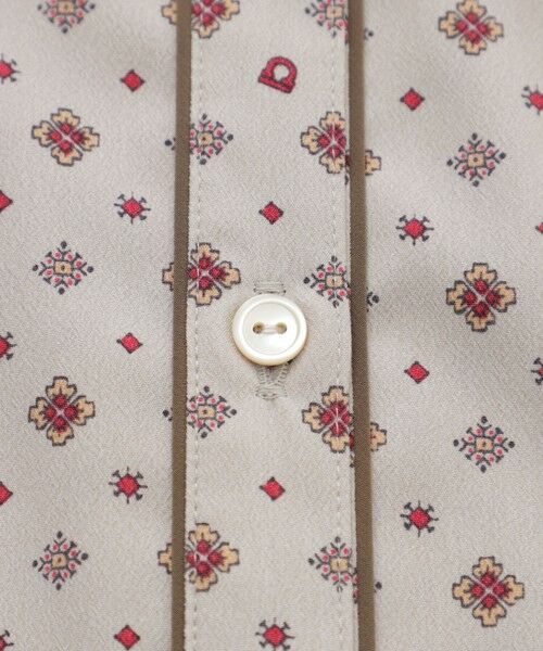 TRANS WORK (大きいサイズ) / トランスワーク (オオキイサイズ) その他トップス | 【L】【ウォッシャブル】ジオメトリックプリントブラウス | 詳細11