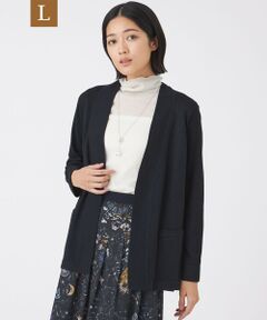 TRANS WORK (大きいサイズ) / トランスワーク (オオキイサイズ) その他トップス | 【L】【ウォッシャブル】エクストラファインウールカーディガン