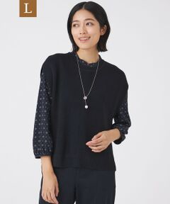 TRANS WORK (大きいサイズ) / トランスワーク (オオキイサイズ) その他トップス | 【L】【ウォッシャブル】エクストラファインウールジレ