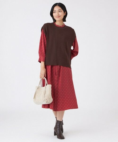 TRANS WORK (大きいサイズ) / トランスワーク (オオキイサイズ) その他トップス | 【L】【ウォッシャブル】エクストラファインウールジレ | 詳細5