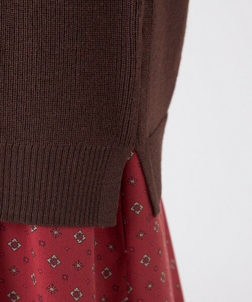 TRANS WORK (大きいサイズ) / トランスワーク (オオキイサイズ) その他トップス | 【L】【ウォッシャブル】エクストラファインウールジレ | 詳細10