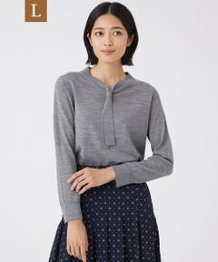 TRANS WORK (大きいサイズ) / トランスワーク (オオキイサイズ) その他トップス | 【L】【ウォッシャブル】エクストラファインウールプルオーバー