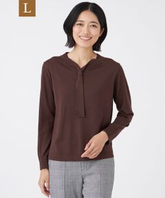 TRANS WORK (大きいサイズ) / トランスワーク (オオキイサイズ) その他トップス | 【L】【ウォッシャブル】エクストラファインウールプルオーバー