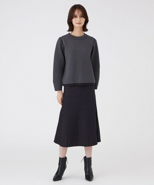 TRANS WORK (大きいサイズ) / トランスワーク (オオキイサイズ) その他トップス | 【L】【ウォッシャブル】リバーシブルニットプルオーバー | 詳細1