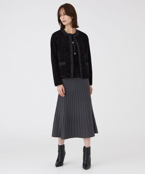 TRANS WORK (大きいサイズ) / トランスワーク (オオキイサイズ) その他トップス | 【L】【ウォッシャブル】モールヤーン×TEXBRIDアウター | 詳細3