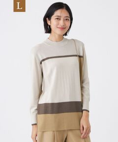 TRANS WORK (大きいサイズ) / トランスワーク (オオキイサイズ) その他トップス | 【L】【ウォッシャブル】エクストラファインウールプルオーバー