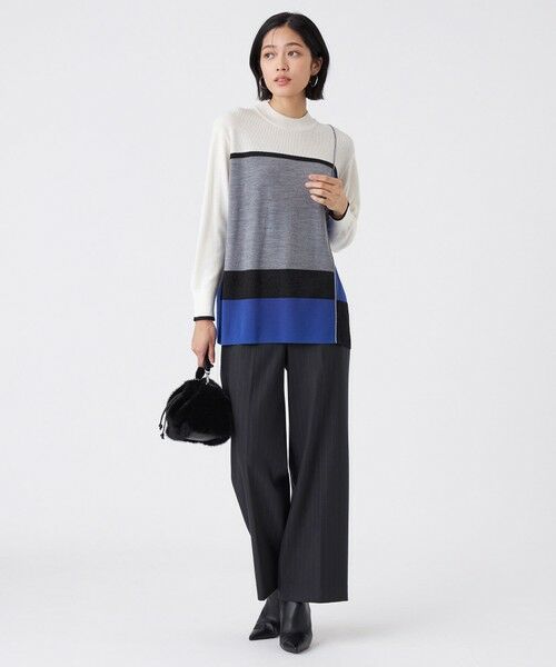 TRANS WORK (大きいサイズ) / トランスワーク (オオキイサイズ) その他トップス | 【L】【ウォッシャブル】エクストラファインウールプルオーバー | 詳細1