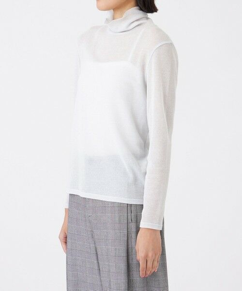 TRANS WORK (大きいサイズ) / トランスワーク (オオキイサイズ) その他トップス | 【L】【ウォッシャブル】強撚ラメテレコカットソー | 詳細5