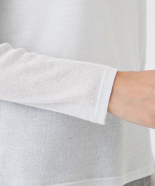 TRANS WORK (大きいサイズ) / トランスワーク (オオキイサイズ) その他トップス | 【L】【ウォッシャブル】強撚ラメテレコカットソー | 詳細7