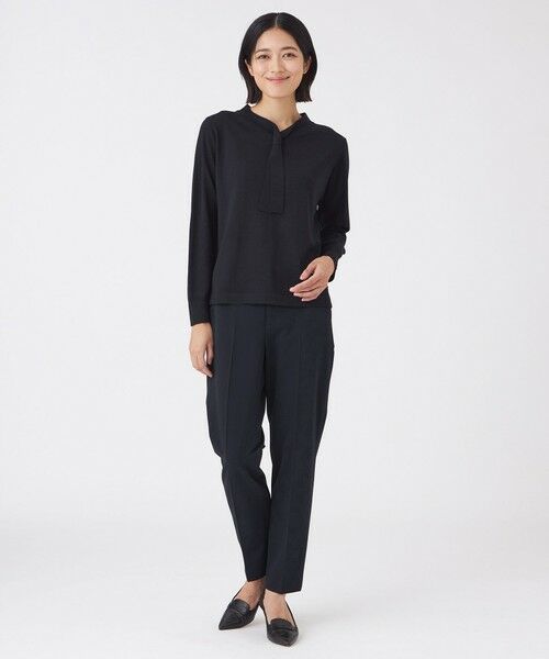 TRANS WORK (大きいサイズ) / トランスワーク (オオキイサイズ) その他パンツ | 【L】【ウォッシャブル】アルガンオイルストレッチパンツ | 詳細2