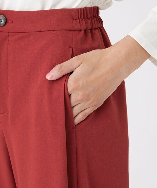 TRANS WORK (大きいサイズ) / トランスワーク (オオキイサイズ) その他パンツ | 【L】【ウォッシャブル】アルガンオイルストレッチパンツ | 詳細7