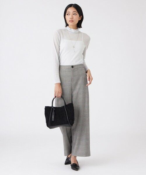 TRANS WORK (大きいサイズ) / トランスワーク (オオキイサイズ) その他パンツ | 【L】【ウォッシャブル】グレンチェックパンツ | 詳細1