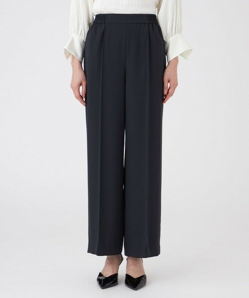 TRANS WORK (大きいサイズ) / トランスワーク (オオキイサイズ) その他パンツ | 【L】【ウォッシャブル】プライムジョーゼットパンツ | 詳細3