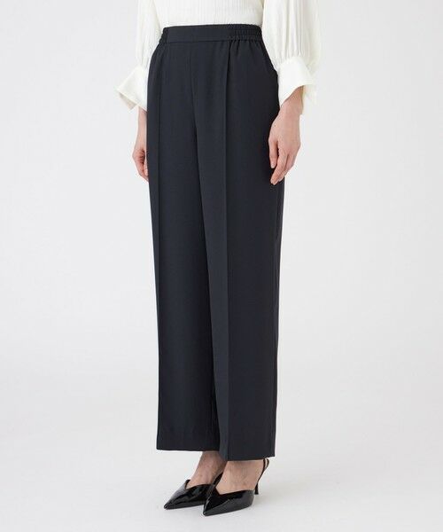 TRANS WORK (大きいサイズ) / トランスワーク (オオキイサイズ) その他パンツ | 【L】【ウォッシャブル】プライムジョーゼットパンツ | 詳細4