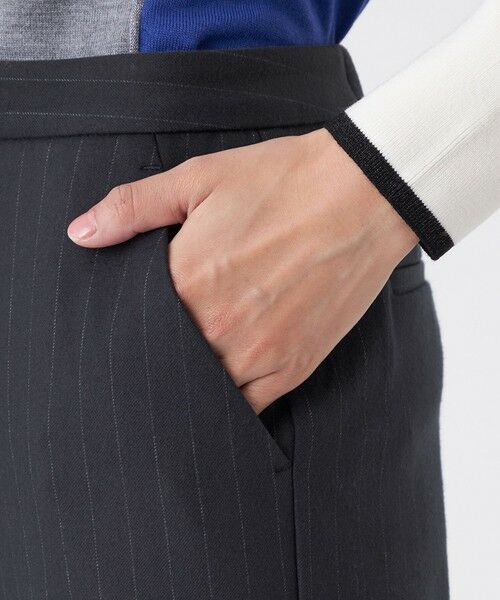 TRANS WORK (大きいサイズ) / トランスワーク (オオキイサイズ) その他パンツ | 【L】【ウォッシャブル】チェルソフト2WAYストレッチストライプパンツ | 詳細6