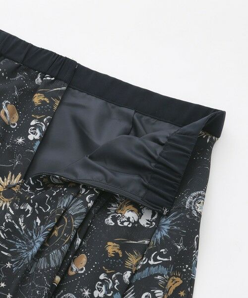 TRANS WORK (大きいサイズ) / トランスワーク (オオキイサイズ) ロング・マキシ丈スカート | 【L】【ウォッシャブル】コスモ柄プリントスカート | 詳細6