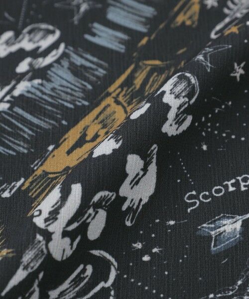 TRANS WORK (大きいサイズ) / トランスワーク (オオキイサイズ) ロング・マキシ丈スカート | 【L】【ウォッシャブル】コスモ柄プリントスカート | 詳細7