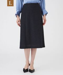 TRANS WORK (大きいサイズ) / トランスワーク (オオキイサイズ) ロング・マキシ丈スカート | 【L】【ウォッシャブル】ペーパーヤーンファンシー