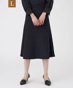 TRANS WORK (大きいサイズ) / トランスワーク (オオキイサイズ) ロング・マキシ丈スカート | 【L】【ウォッシャブル】リバーシブルニットスカート